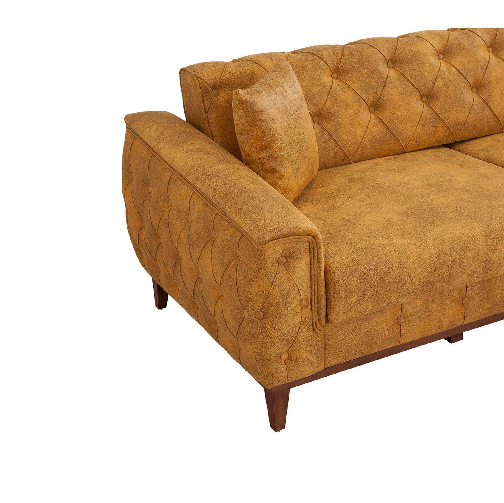 Decor Sofa UNQ1530-3-Sitz-Sofa-Bett Skye