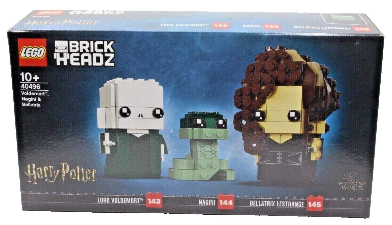 LEGO® Konstruktionsspielsteine Voldemort Nagini & Bellatrix Brick Headz (40496), (344 St), Spektakuläre Modell