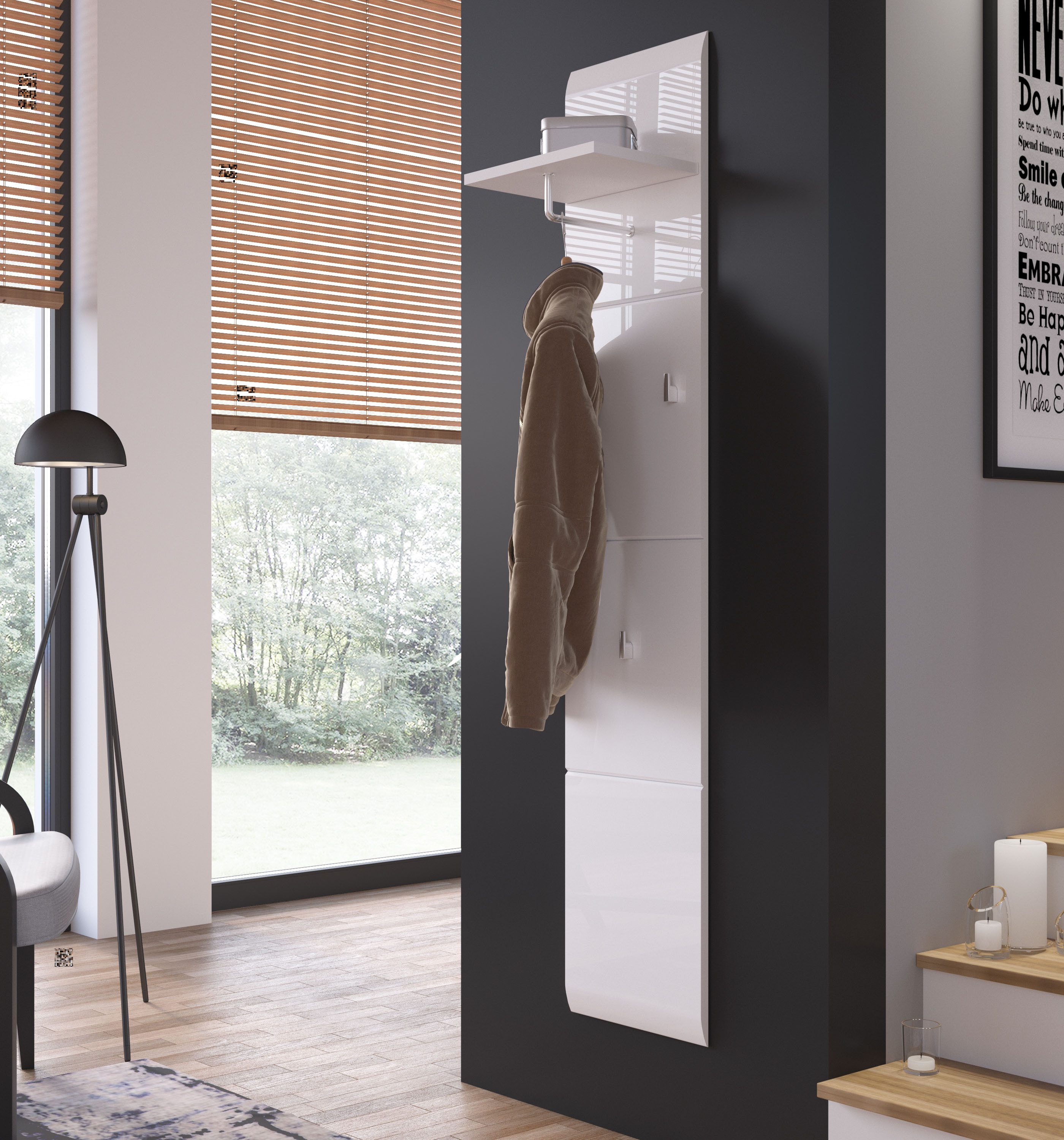 LIVING CHARM Garderobenpaneel Merano, Breite ca. 30 cm günstig online kaufen