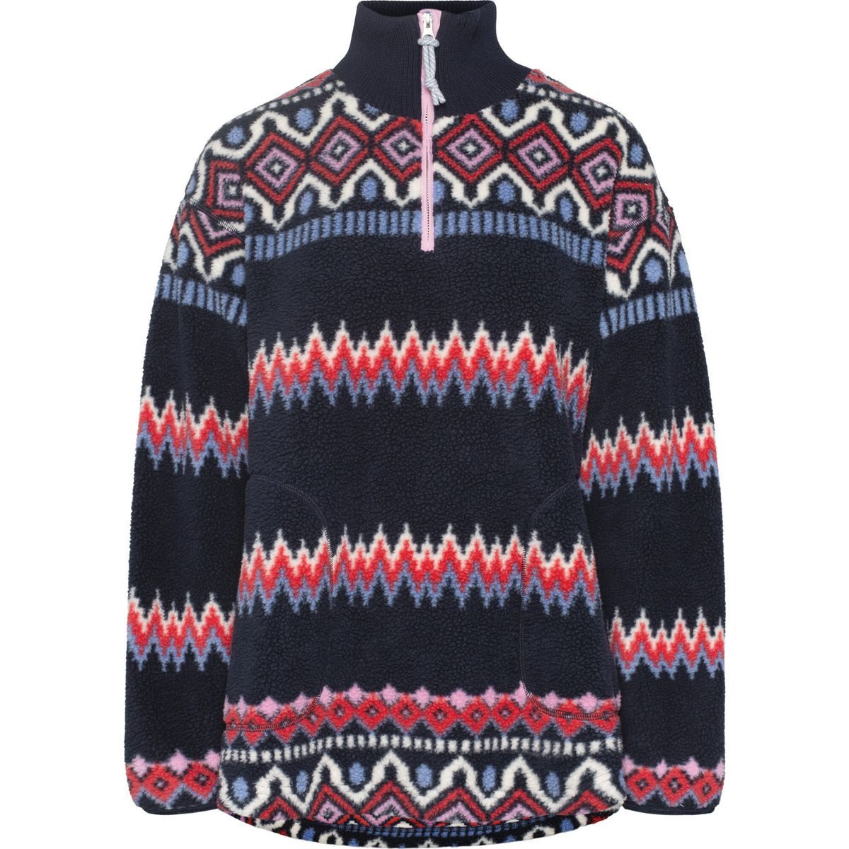 Kari Traa Fleecejacke Ruthie Midlayer Half Zip Superweicher und stylischer Midlayer für Damen, ideal für