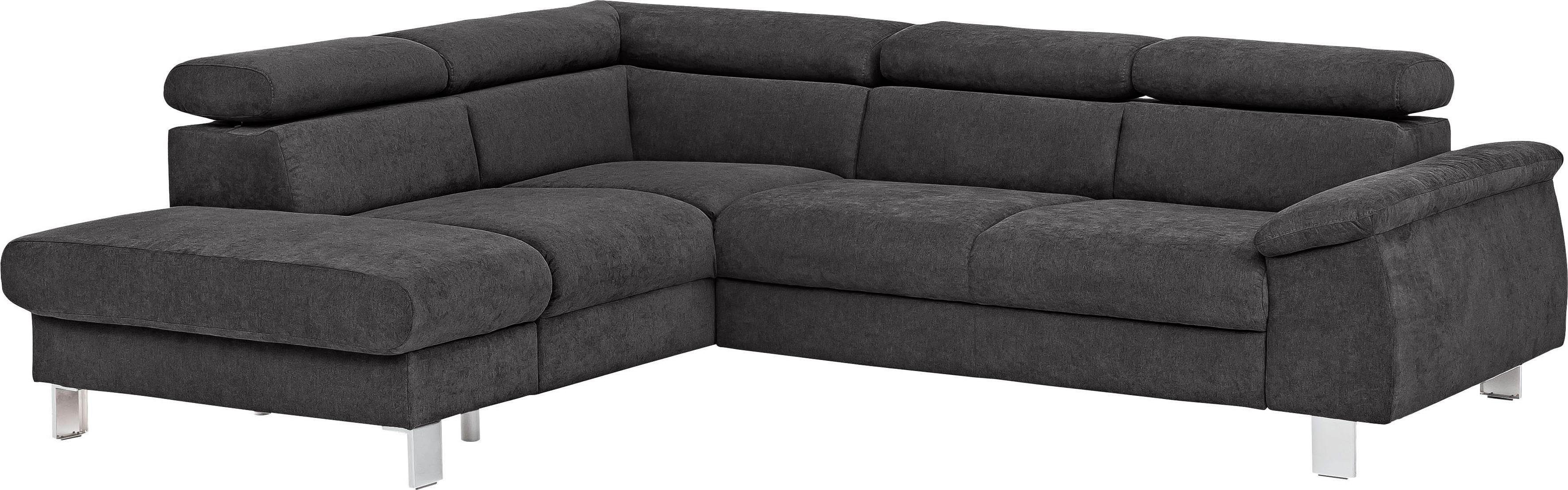 COTTA Ecksofa "Komaris L-Form mit Kopfteilverstellung", wahlweise mit Bettf günstig online kaufen