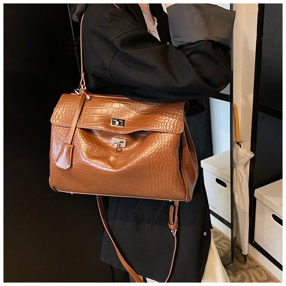 Blusmart Handtasche Damenhandtasche mit Krokodilmuster (Umhängetasche, günstig online kaufen