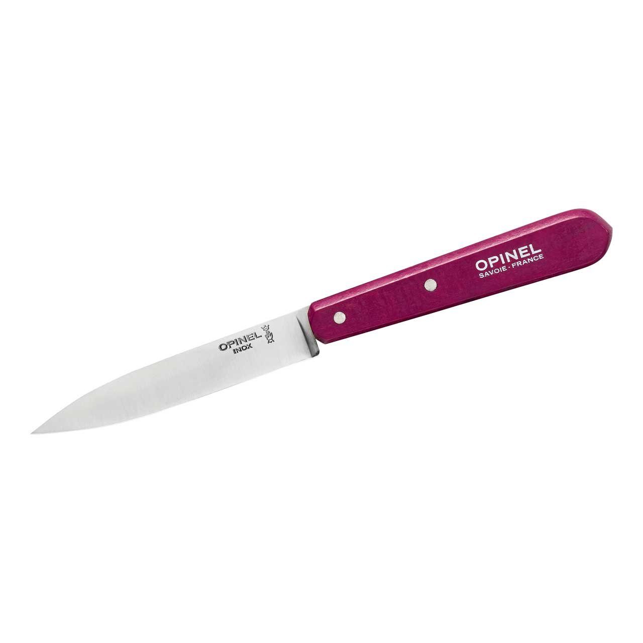 Buchegriff Opinel violett Küchenmesser 112, Opinel rostfrei, Gemüsemesser No