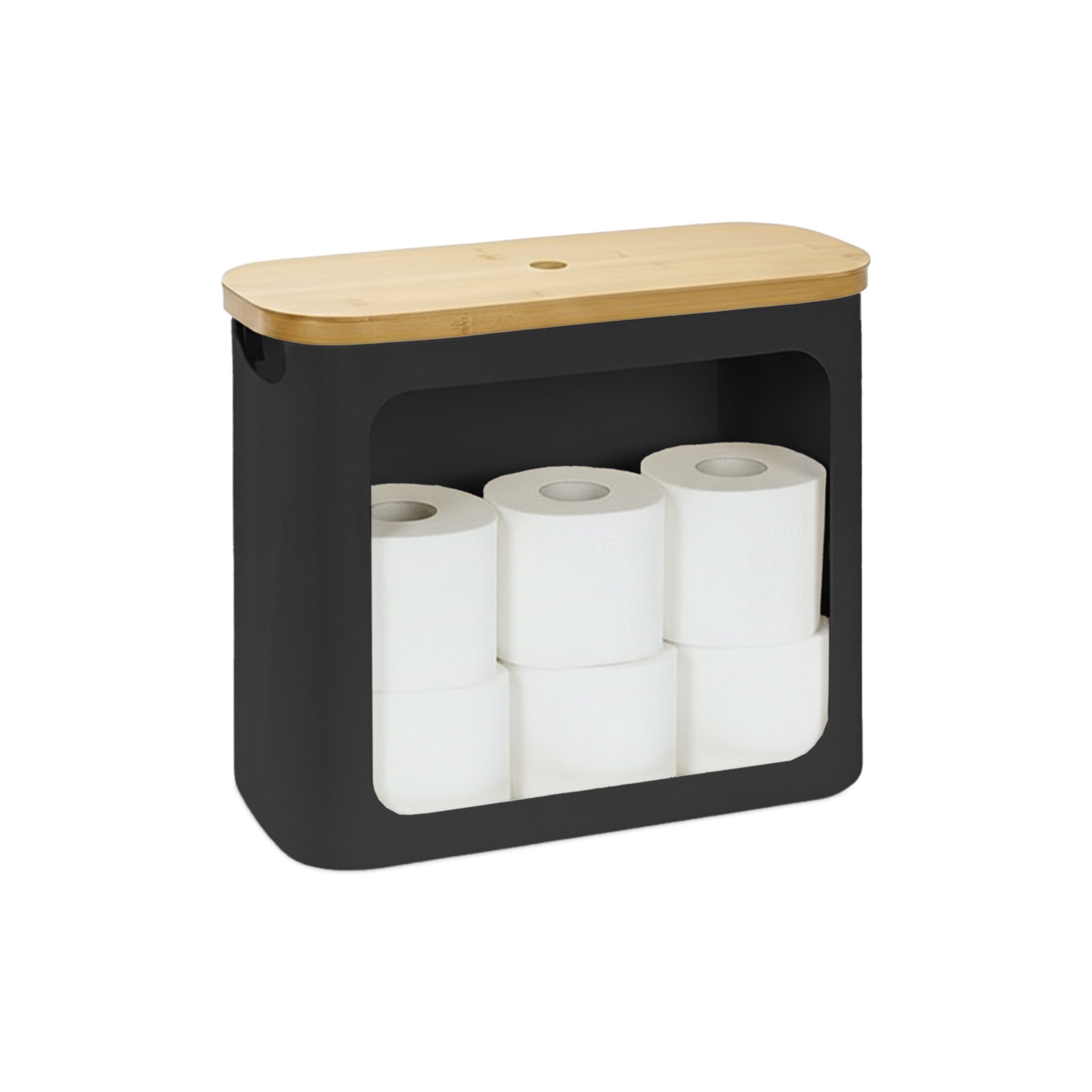 relaxdays Toiletten-Ersatzrollenhalter Toilettenpapier Aufbewahrung 12 Roll günstig online kaufen