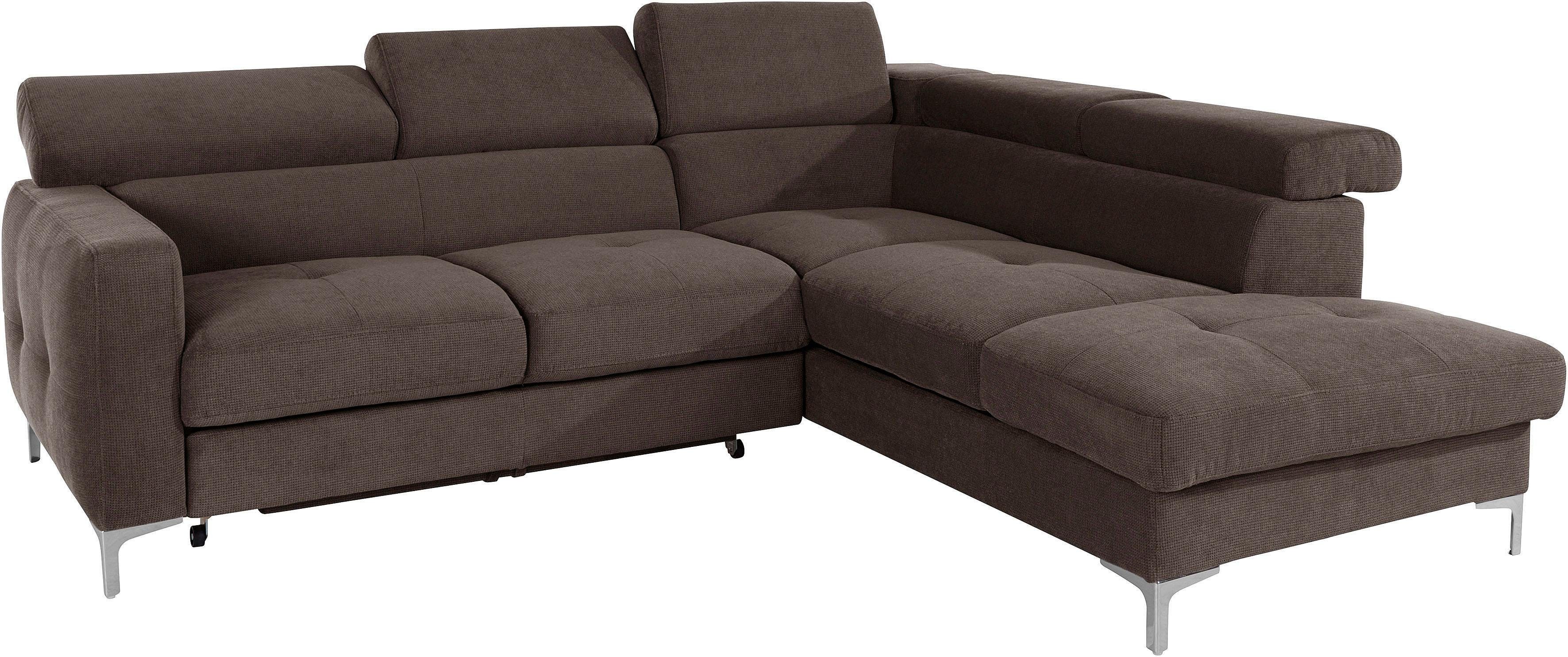 COTTA Ecksofa "Sammy L-Form", mit Kopfteilverstellung, wahlweise mit Bettfu günstig online kaufen