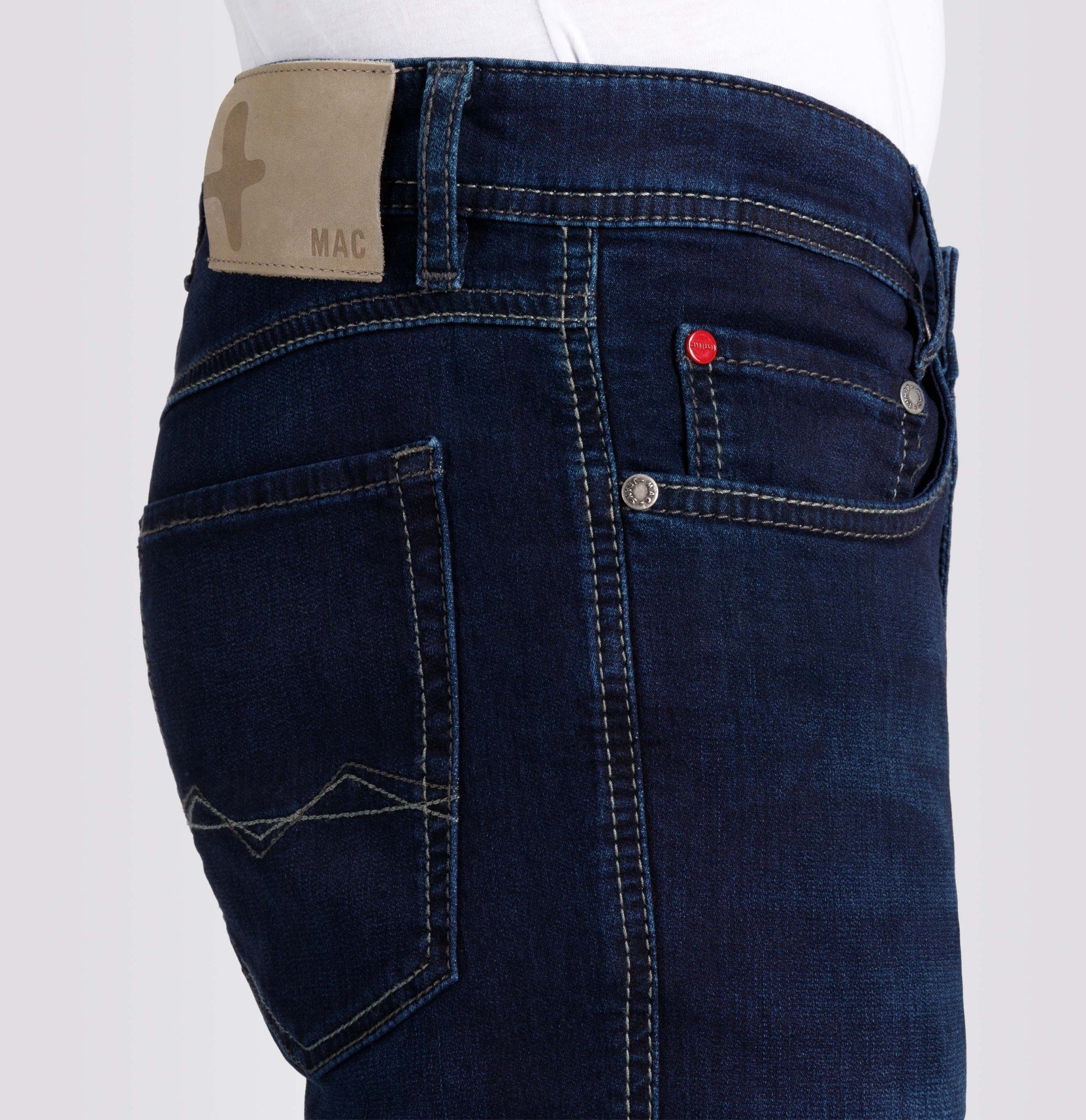 Light Dunkelblau MAC Sweat Denim Jeans, 5-Pocket-Jeans Jog'n JEANS -