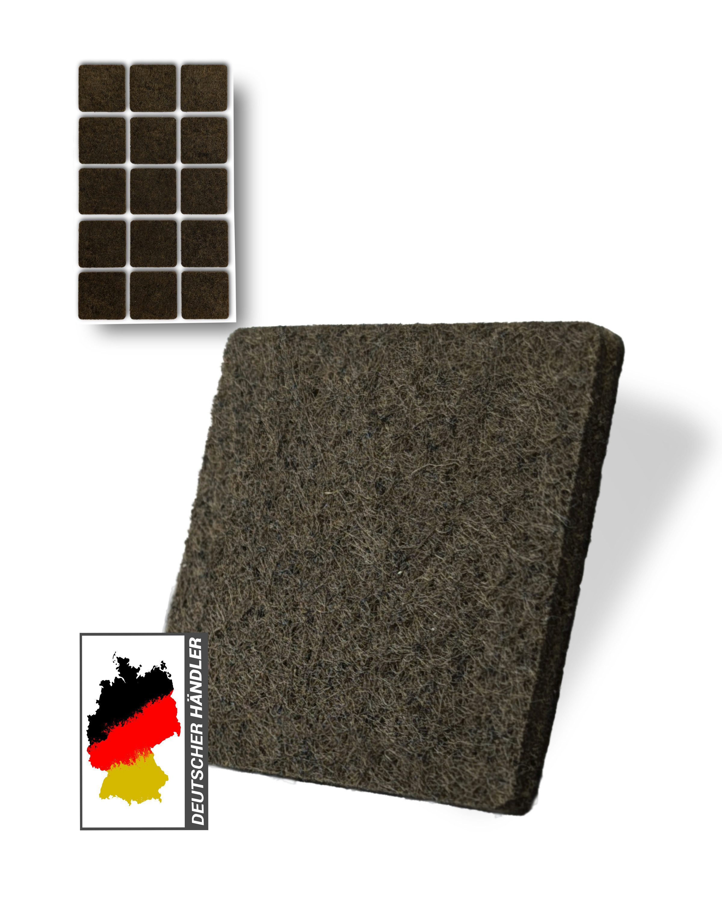 Trevendo Filzgleiter Filzgleiter Selbstklebend, (15 St)