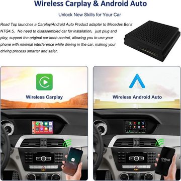 GABITECH Drahtlos CarPlay Android Auto Für Mercedes Benz A B C CLA GLK ML E SLK Einbau-Navigationsgerät