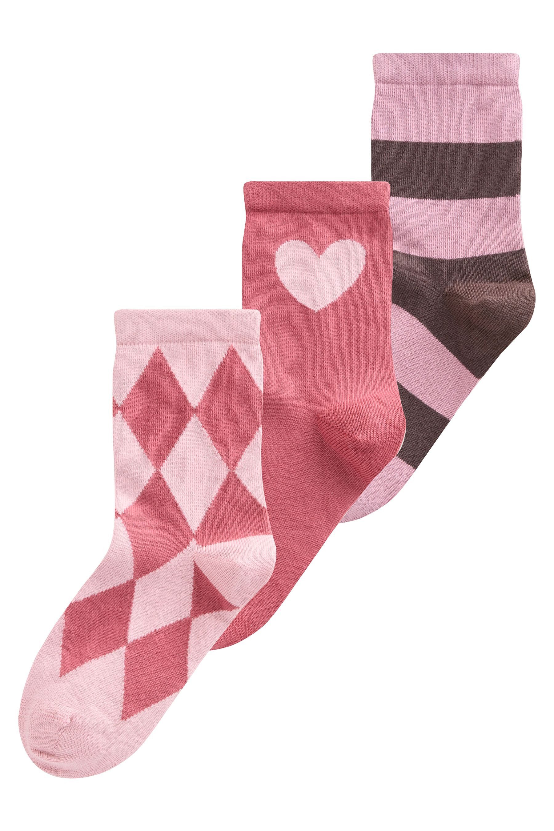 Kurzsocken Knöchelhohe Socken mit Baumwolle, 3er-Pack