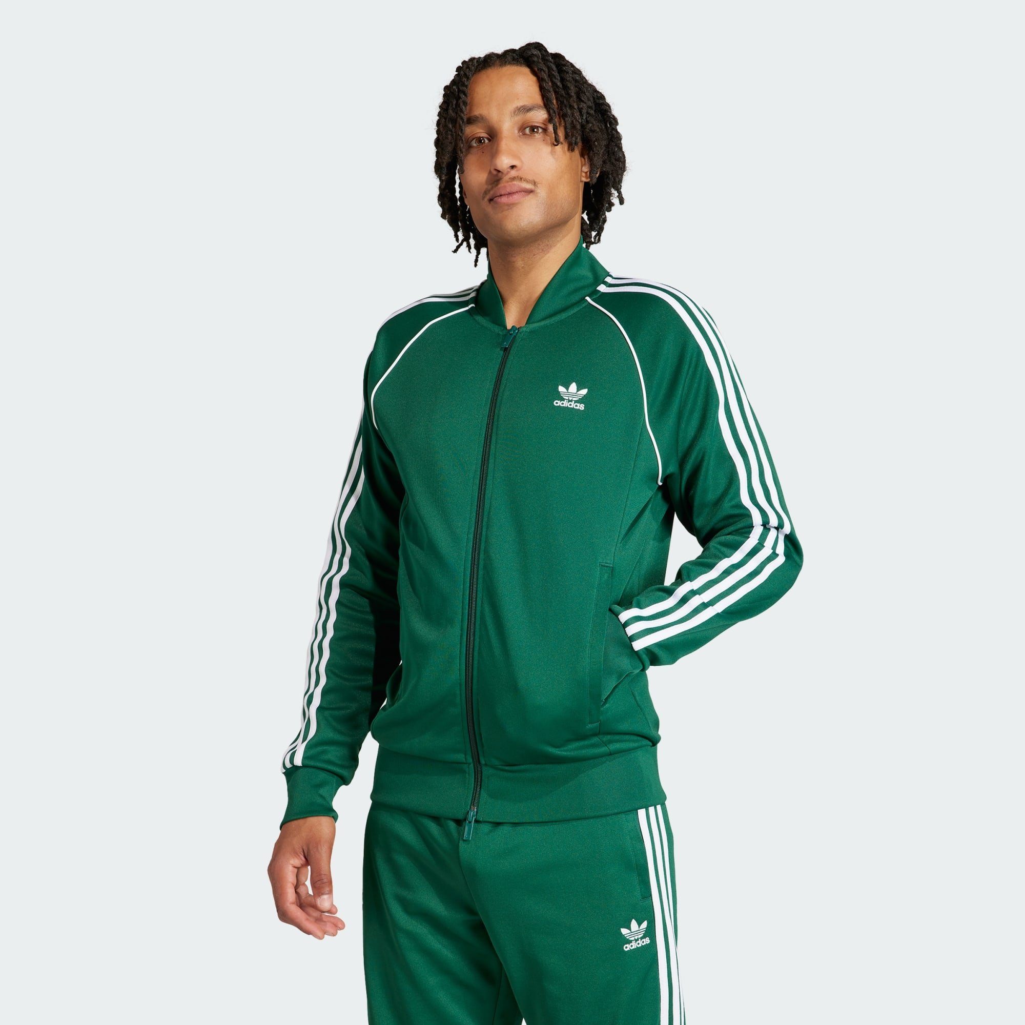 adidas Originals Trainingsanzug ADICOLOR CLASSICS SST ORIGINALS JACKE Collegiate Green