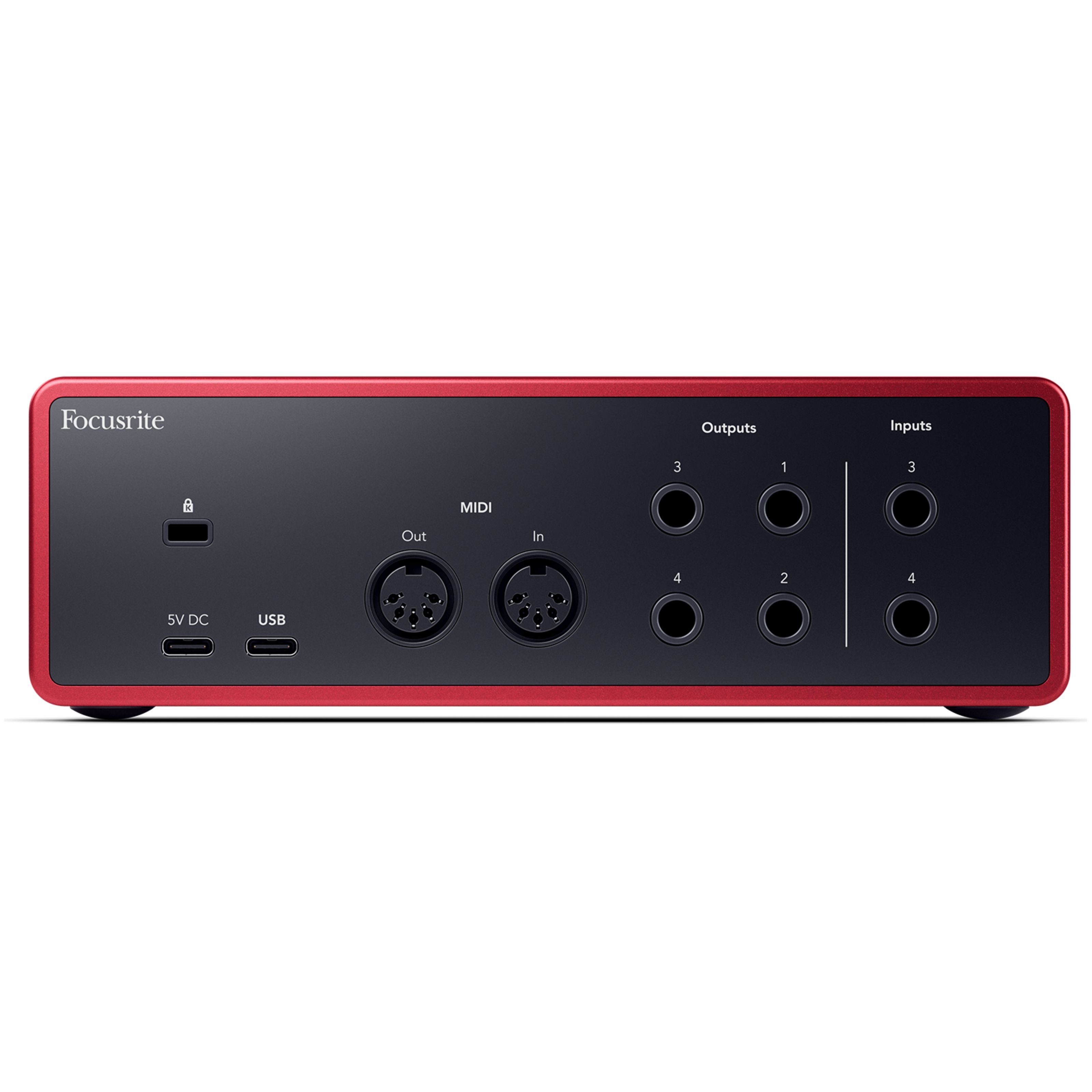 Focusrite Digitales Aufnahmegerät (Scarlett 4i4 4th Gen - USB Interface)