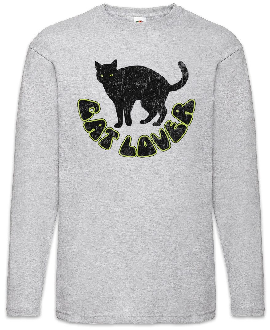 Langarmshirt Cat Lover Langarm T-Shirt Katzen Liebhaber Katze Kitty Kitten