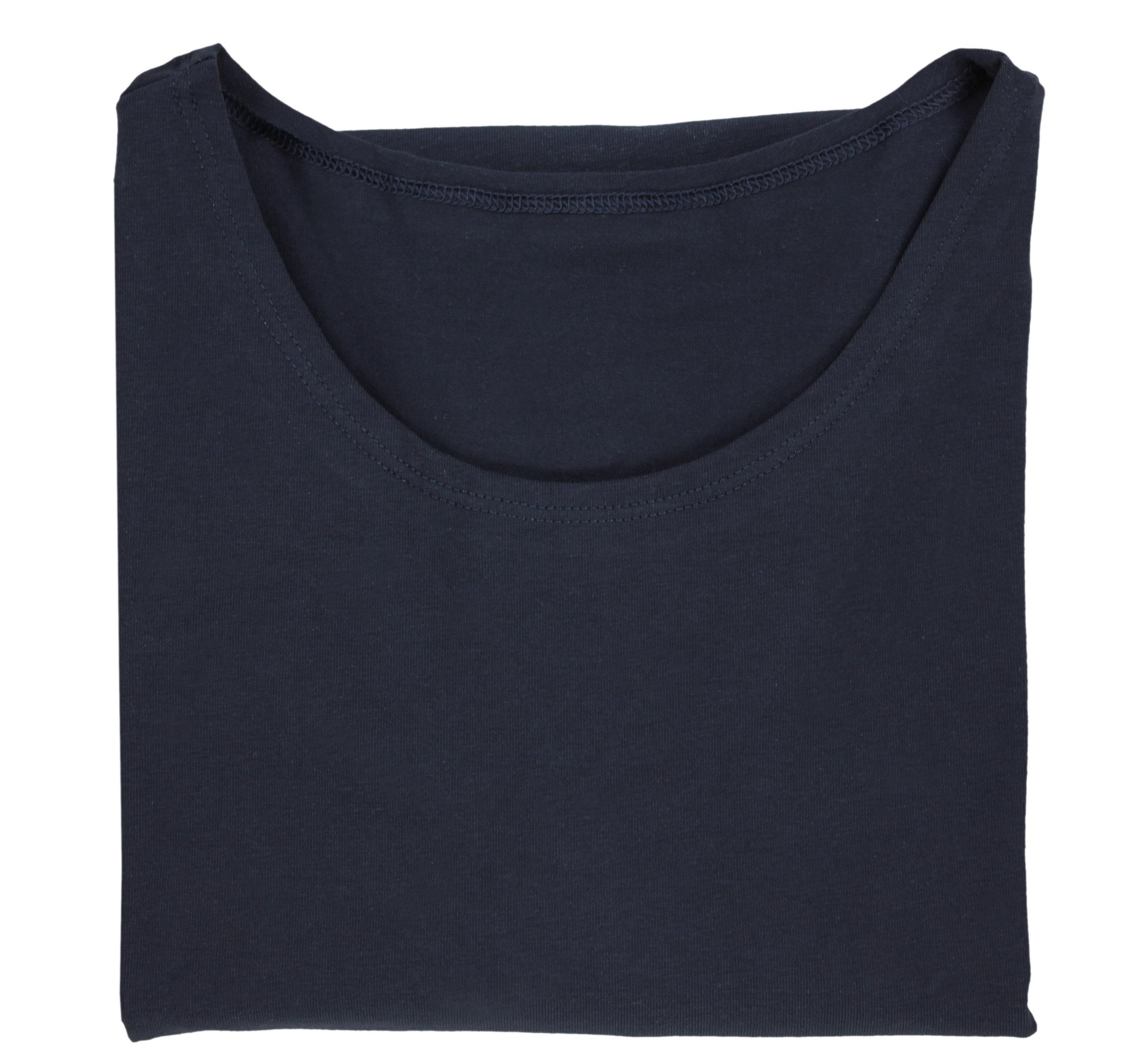 Alkato Langarmshirt Alkato Damen Langarm Longshirt Langarmshirt Tunika Basic Shirt