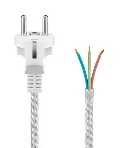 Goobay Bügeleisenkabel Ersatzkabel Kabel 3m für Bügeleisen Universal Stromkabel