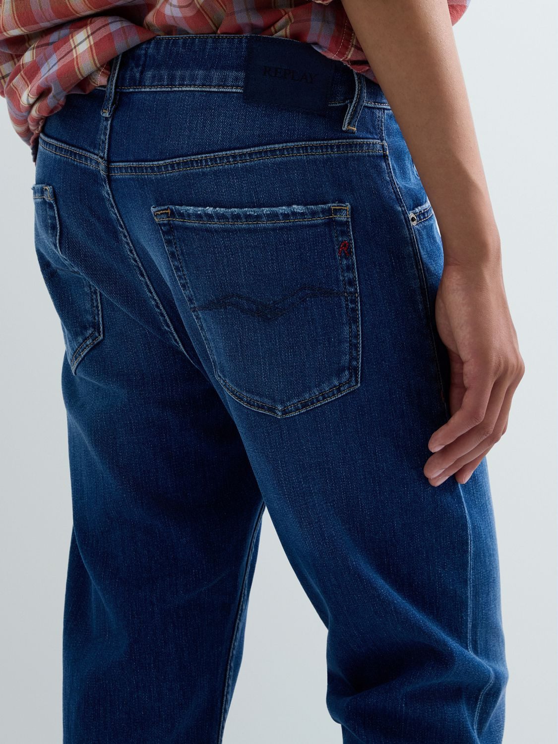 Replay Slim-fit-Jeans MARTY mit leichter Waschung