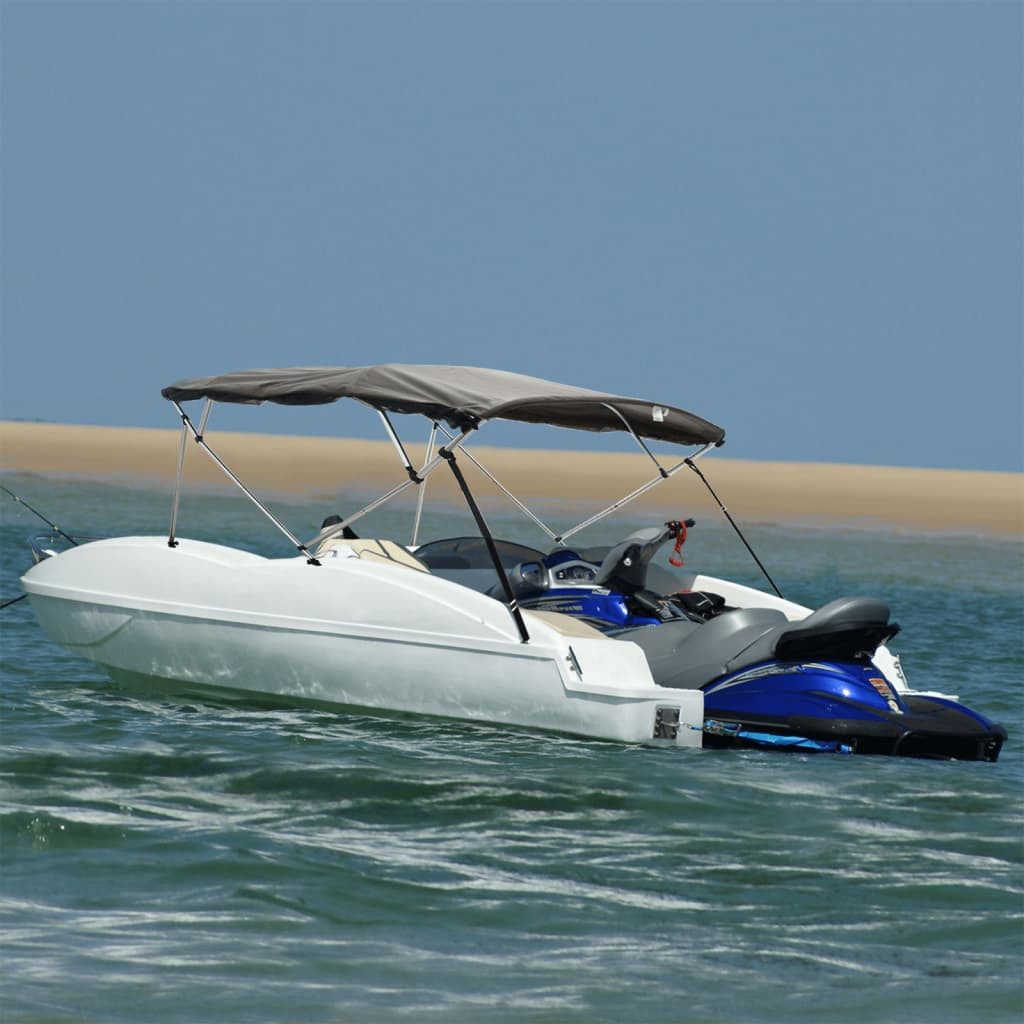 vidaXL Schutzplane, 4-Bow Bimini-Top mit Mesh-Seitenteilen günstig online kaufen