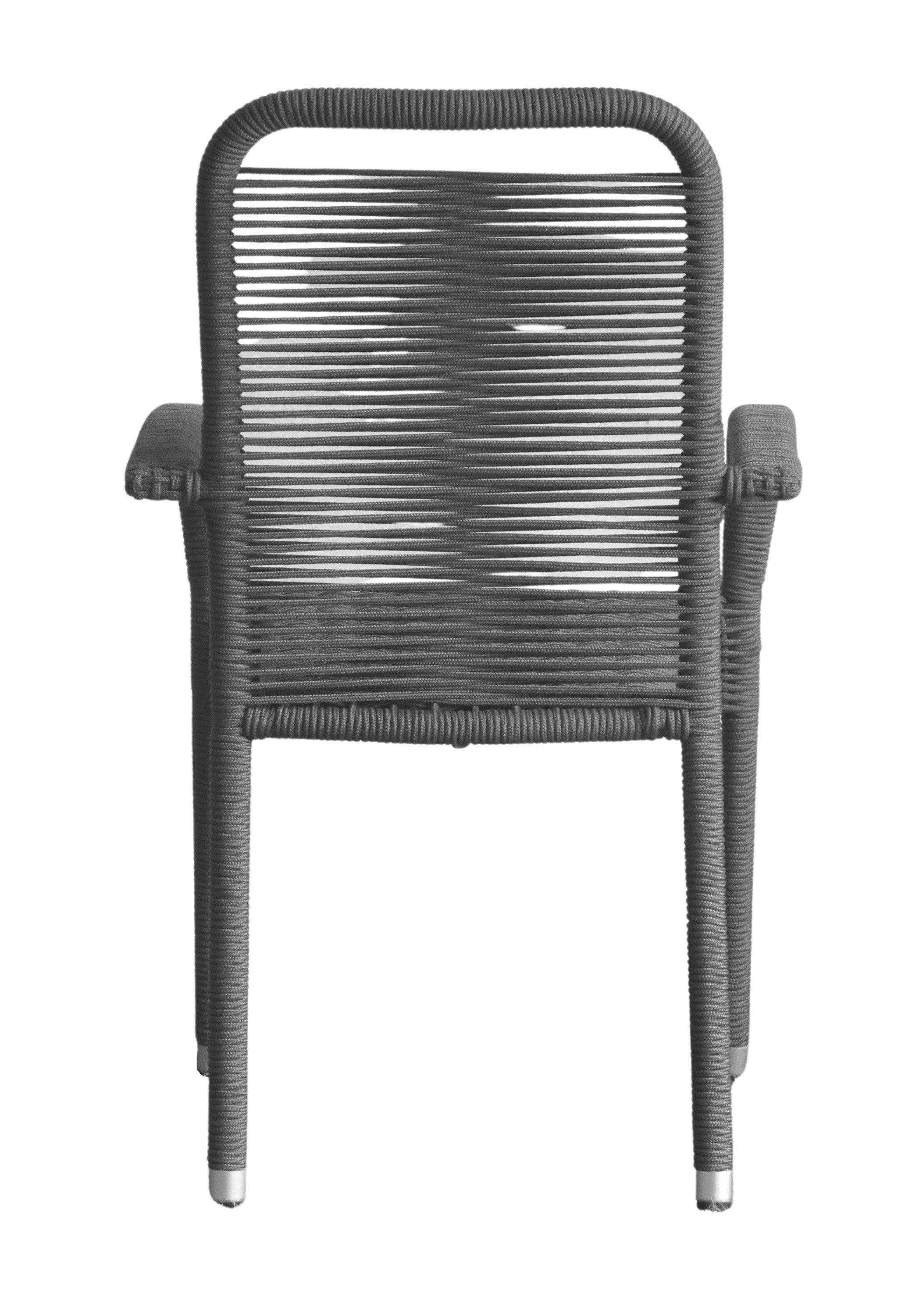 L.C. Wholesaler GmbH Gartenstuhl Wholesa Gartenstuhl Ramano schwarz Stapelstuhl Klappstuhl