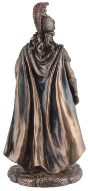 Vogler direct Gmbh Dekofigur Ares - Griechischer Gott des Krieges, by Veronese, von Hand bronziert/coloriert, aus Kunststein, LxBxH ca. 8x6x16cm