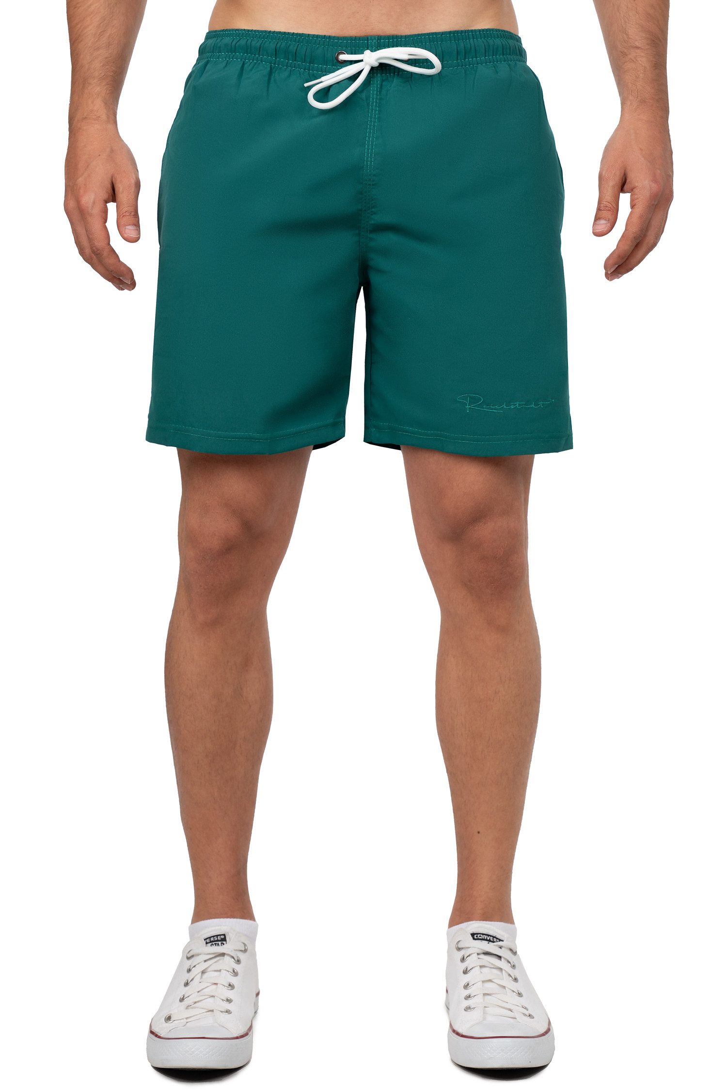 Reichstadt Badeshorts RS Herren Badeshorts 25RS073 Brandname-Stitching als dezentes Design-Highlight