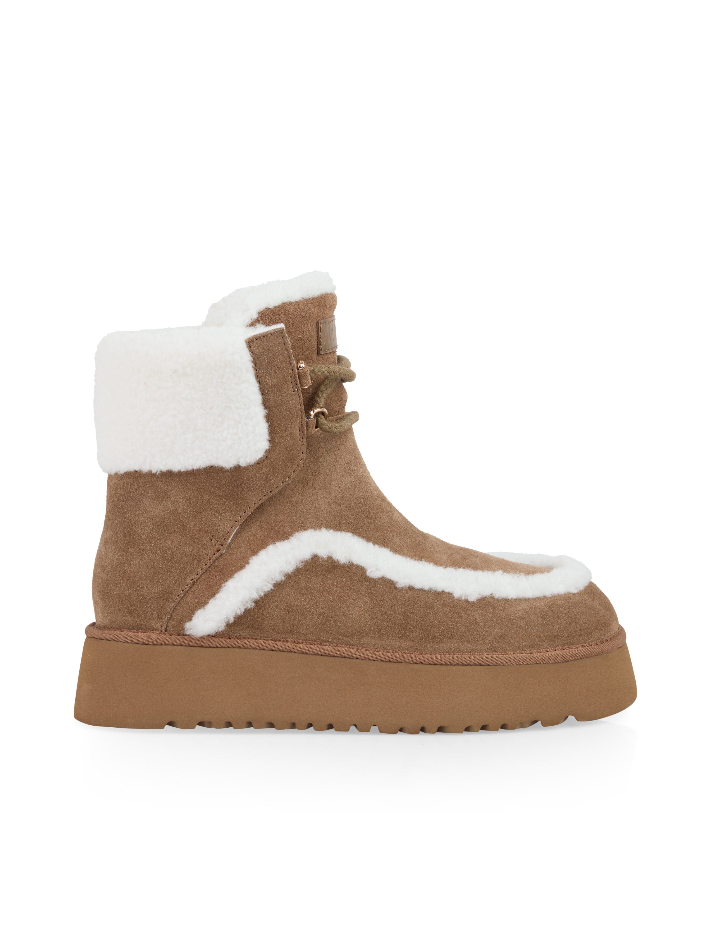 Marc Cain Plateau-Stiefelette mit Schnürung Slipper