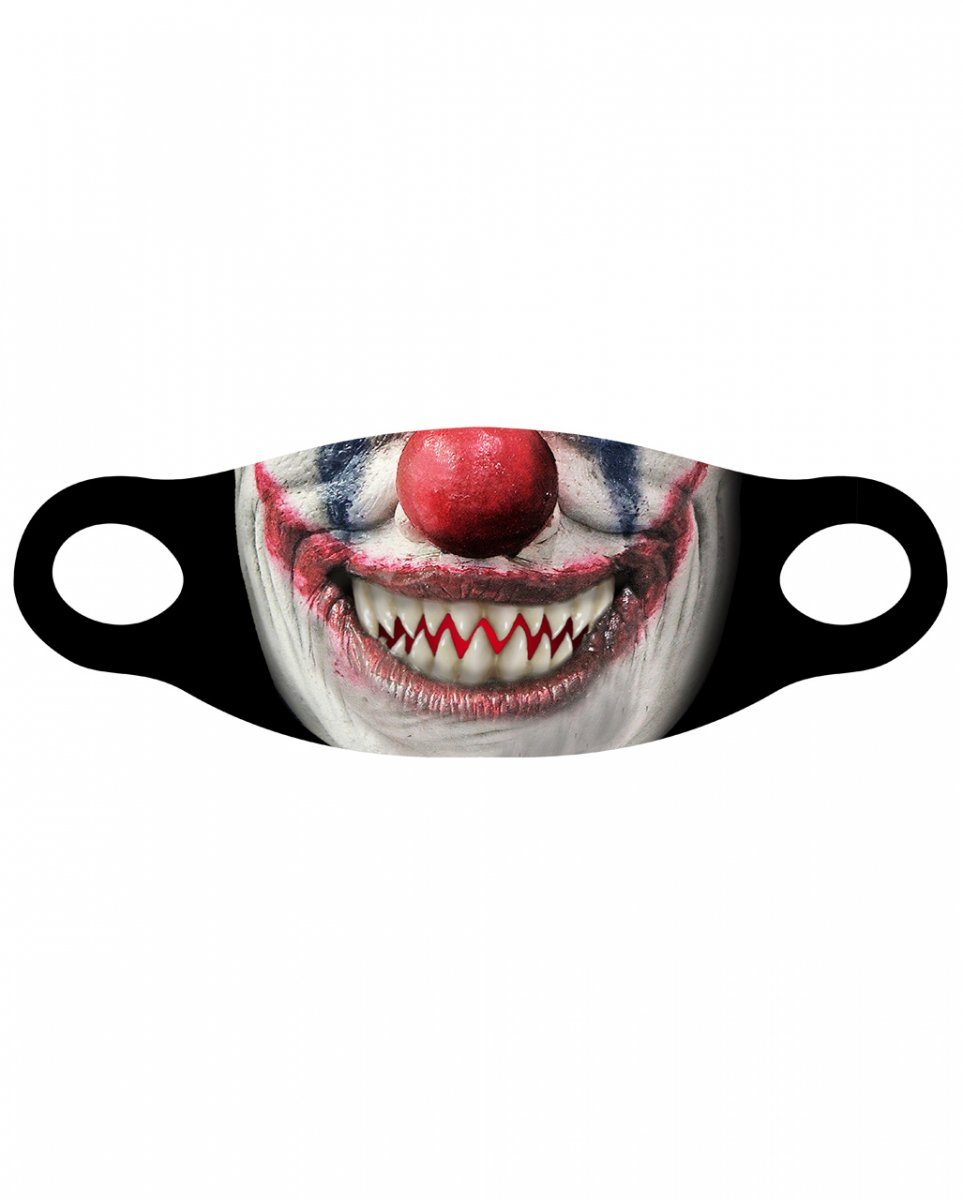 Horror-Shop Dekofigur Teuflische Horror Clown Alltagsmaske