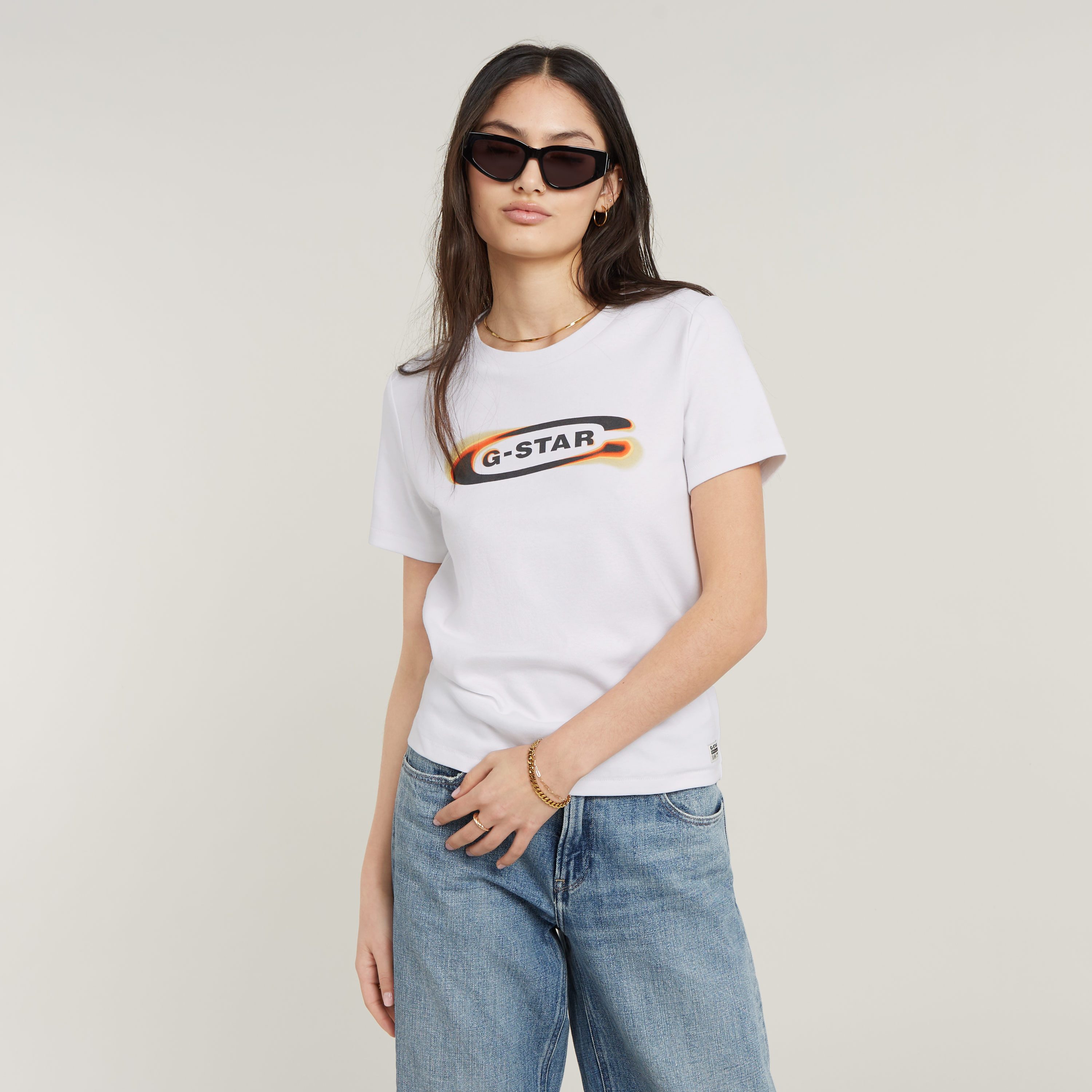 G-STAR T-Shirt Old skool logo r günstig online kaufen