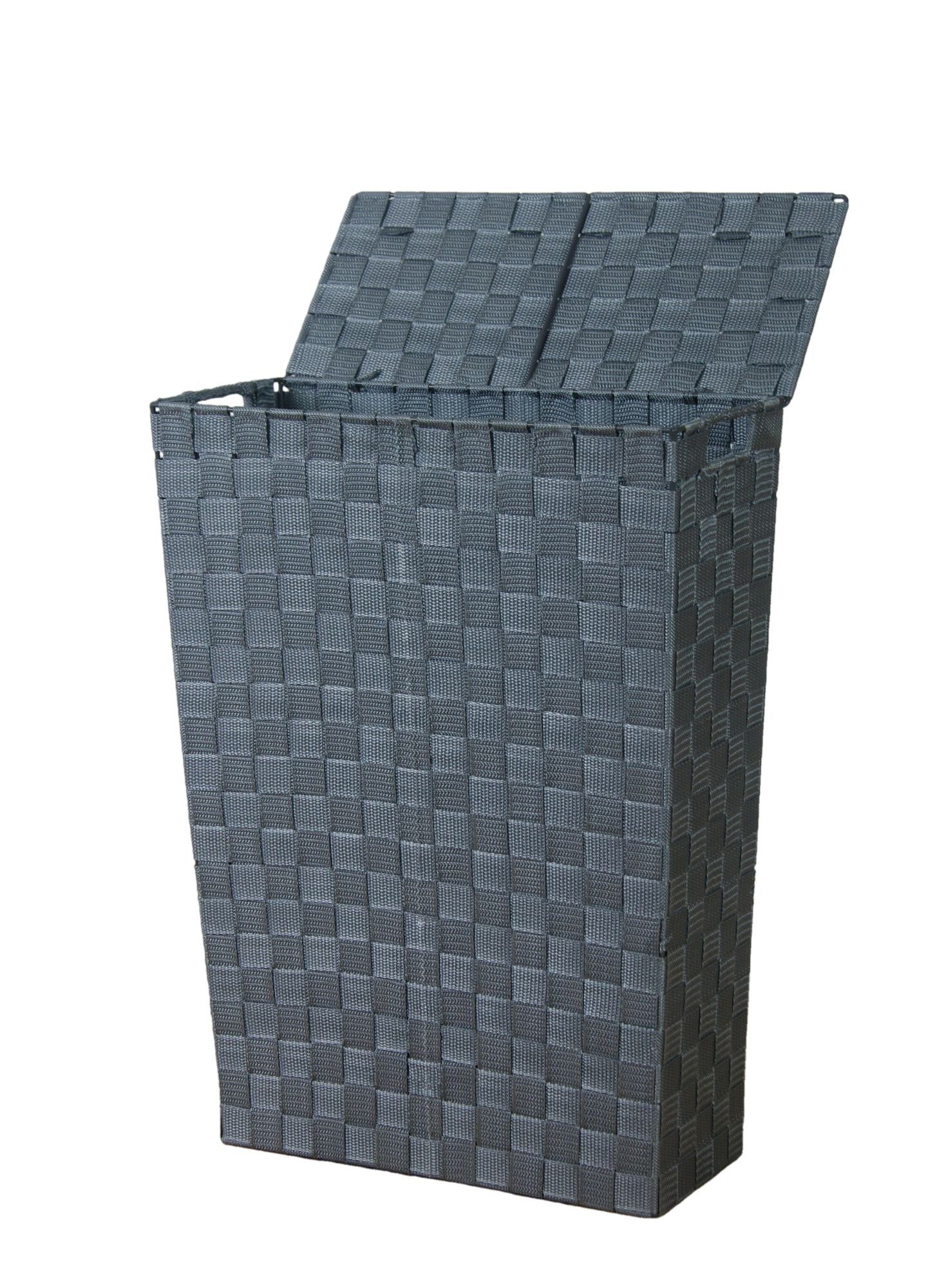 Lycce Wäschekorb NISCHENWÄSCHEKORB grau Wäschesammler Wäschekorb Stoff gefl günstig online kaufen