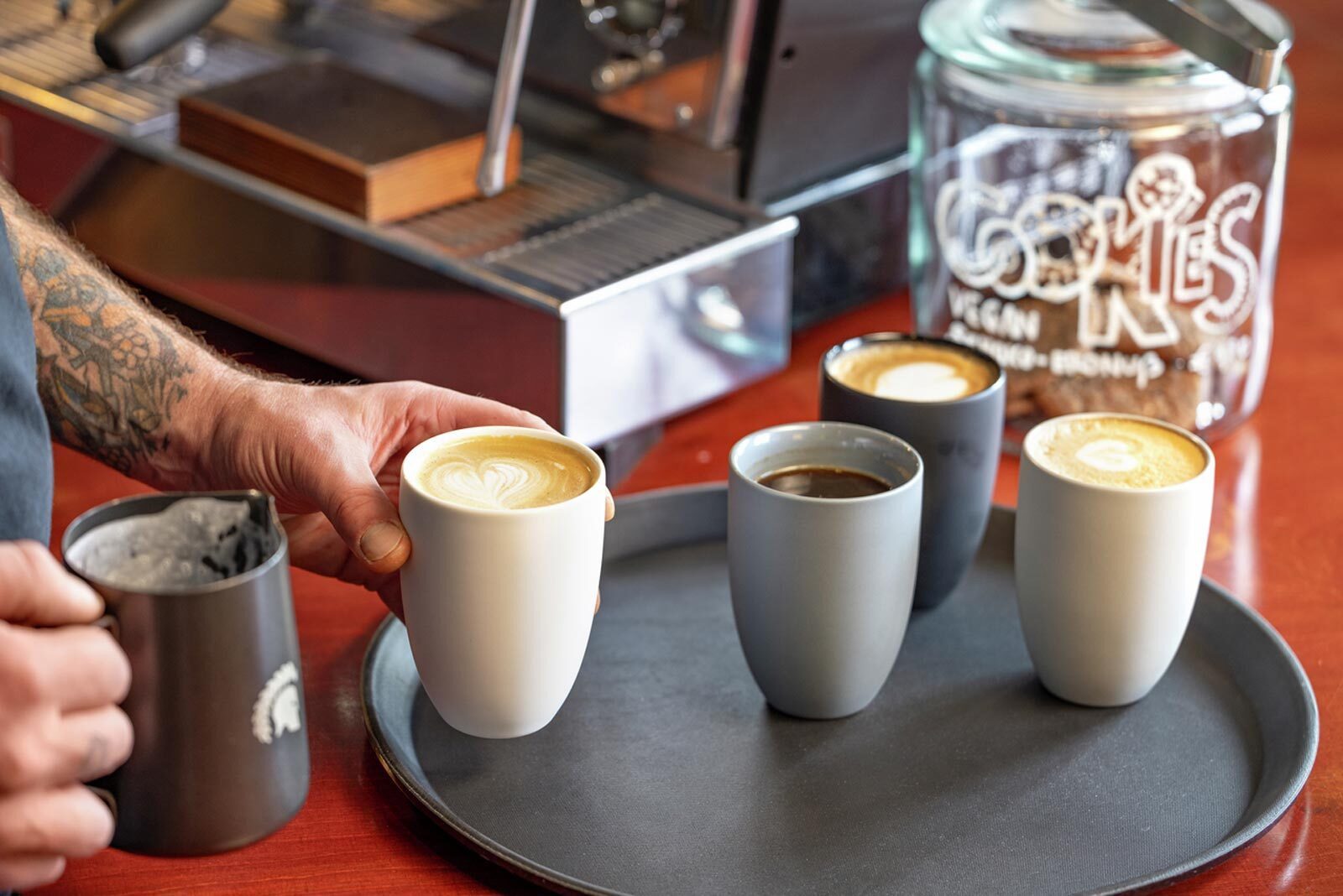 Rosenthal Becher The Mug+ Delicate Black Doppelwandiger Becher, 1-tlg., Porzellan