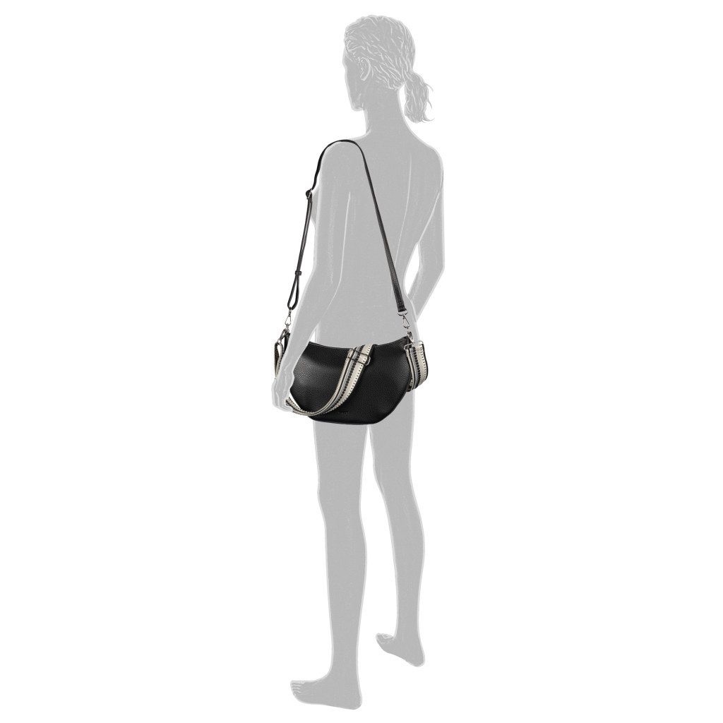 Gabor Umhängetasche Linda Summer (Set, 2-tlg., 2 Schultergurte: 1 Gewebeband, 1 aus hochwertigem Kunstleder), Schultertasche mit dezentem Logo und extrabreitem Schultergurt