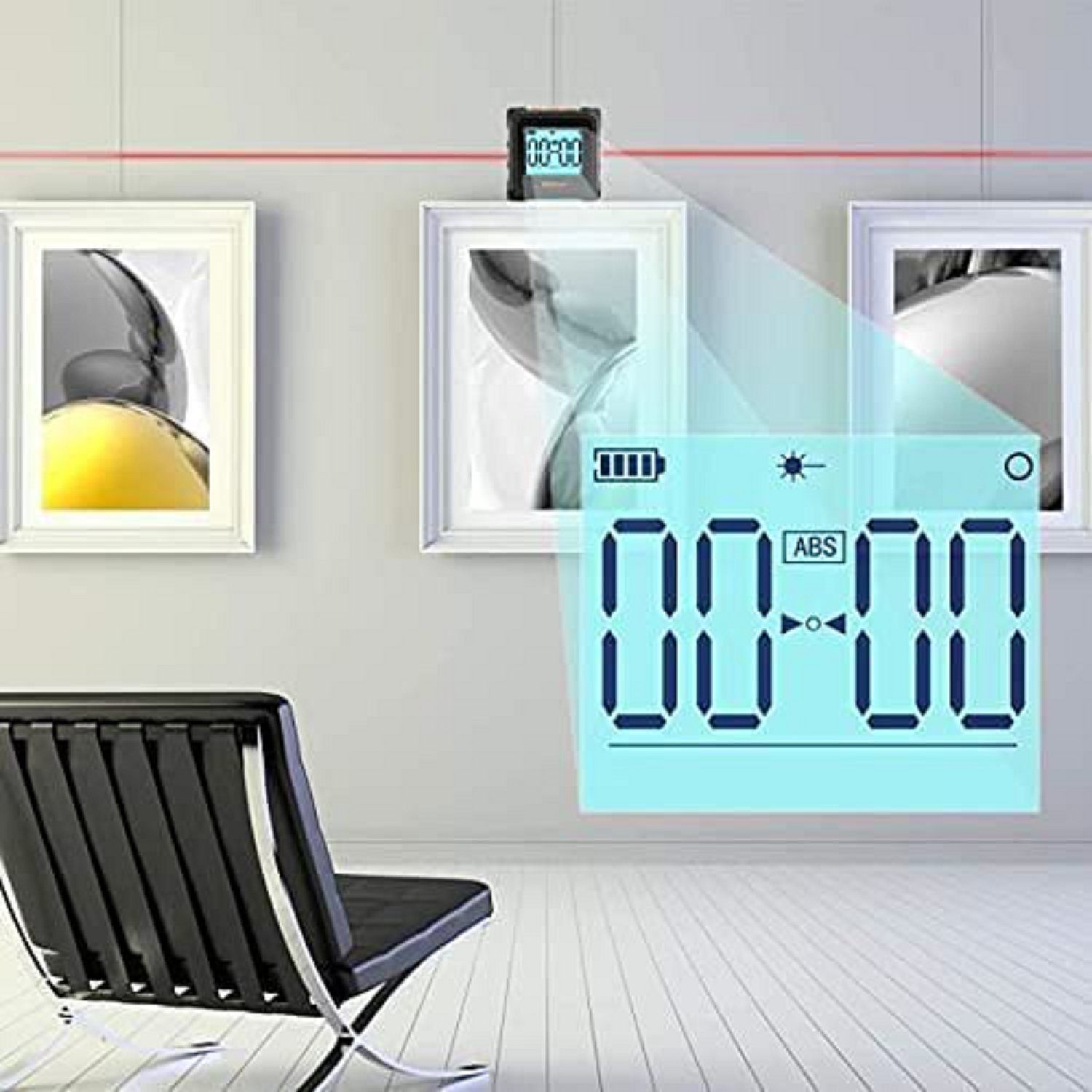 3 LCD Anzeige, TACKLIFE in Neigungsmesser Magnetisch Winkelmesser, Digital Alu 1