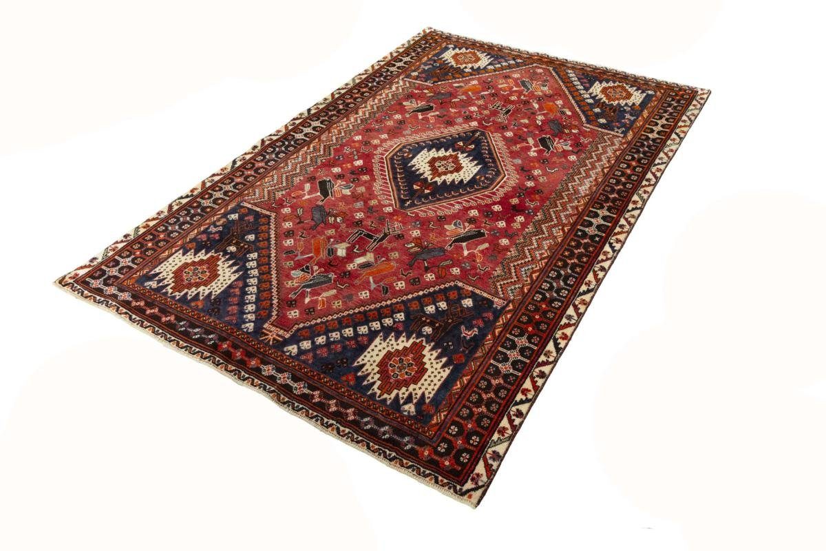 Orientteppich 10 / Nain Shiraz Orientteppich Handgeknüpfter Trading, 154x241 Perserteppich, mm rechteckig, Höhe: