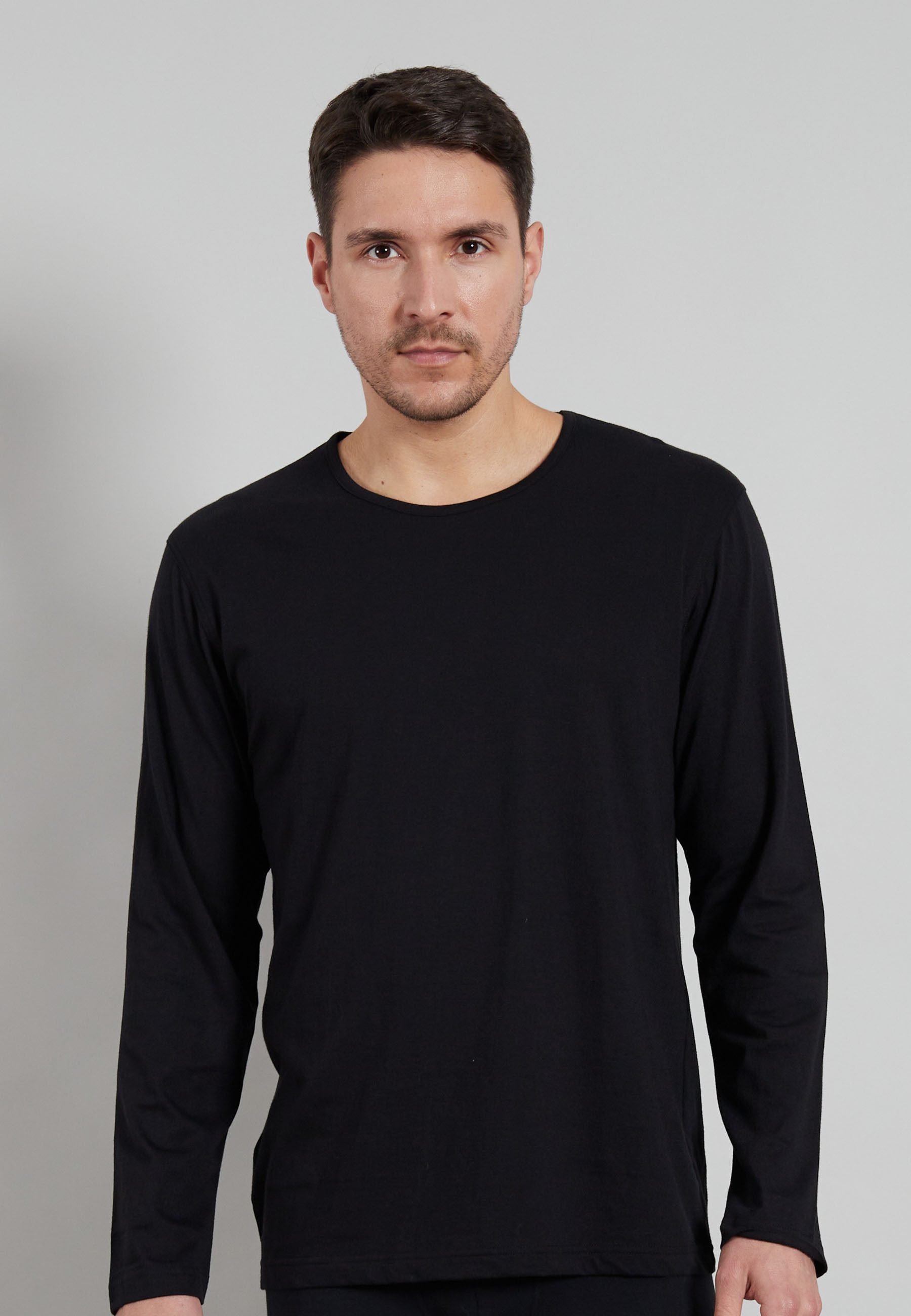 GÖTZBURG Unterziehshirt GÖTZBURG Herren Unterhemd schwarz günstig online kaufen