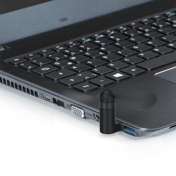 Aplic Mini USB-Ventilator, für Handy, Smartphone, Powerbank, PC etc. USB & microUSB Anschluss
