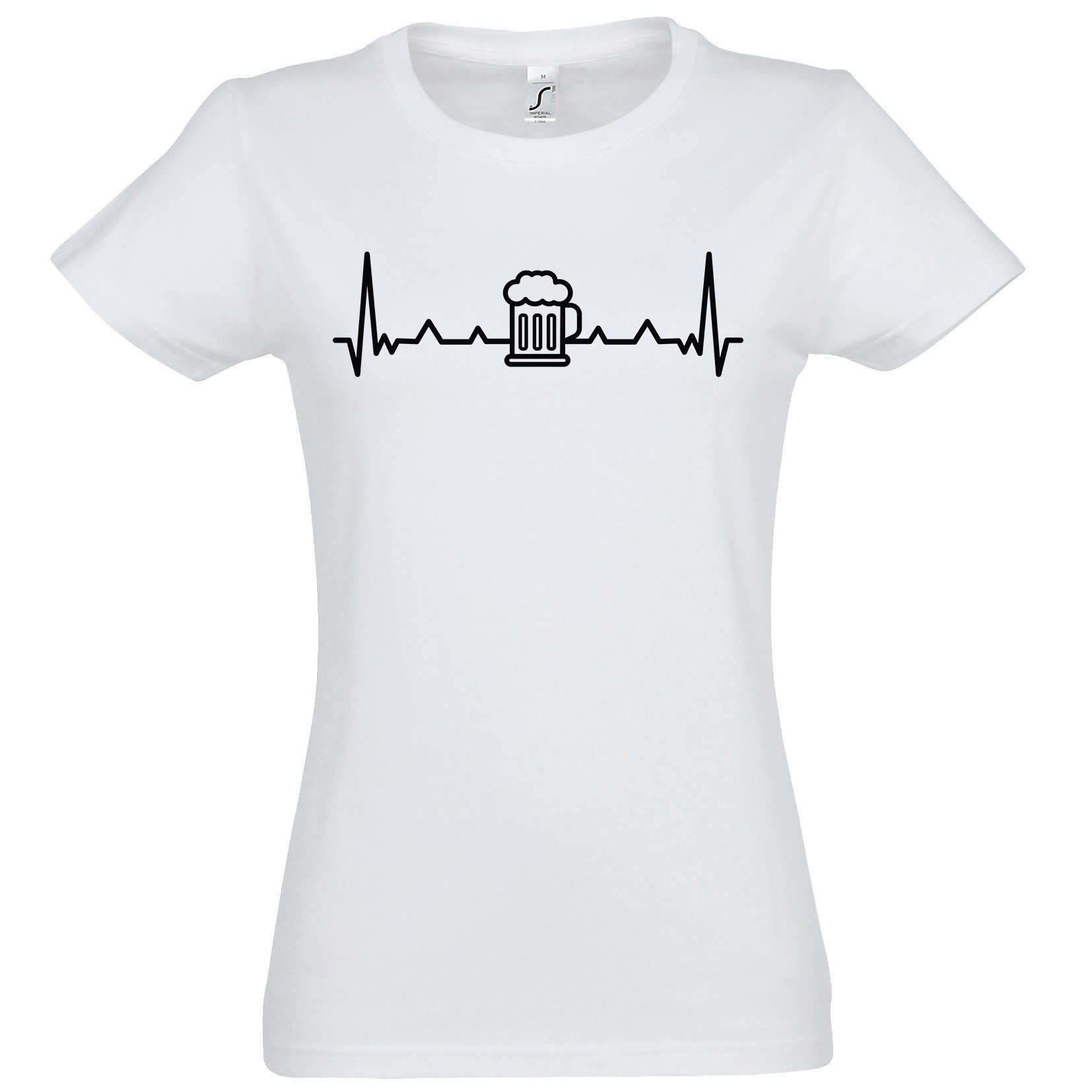 Youth Designz T-Shirt Herzschlag Bier Damen günstig online kaufen