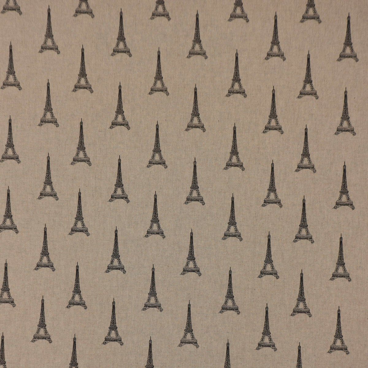 SCHÖNER LEBEN. Tischläufer Eiffelturm LEBEN. Paris Tischläufer SCHÖNER handmade natur Leinenlook schwarz
