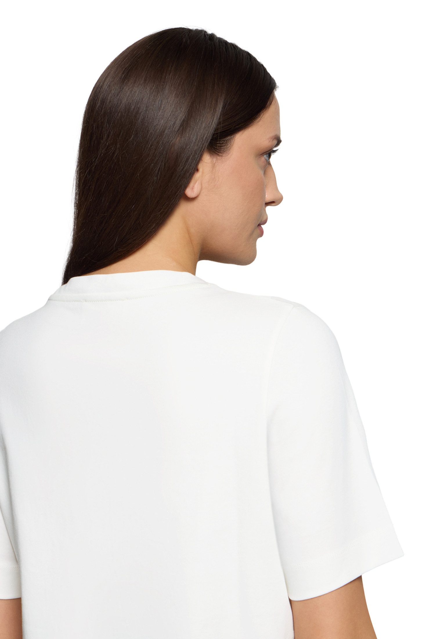 Cartoon Kurzarmshirt Damen mit Rundhalsausschnitt (1-tlg)