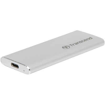 Transcend SSD 120GB USB 3.1 Gen2 Typ- C externe SSD, Metall-Gehäuse