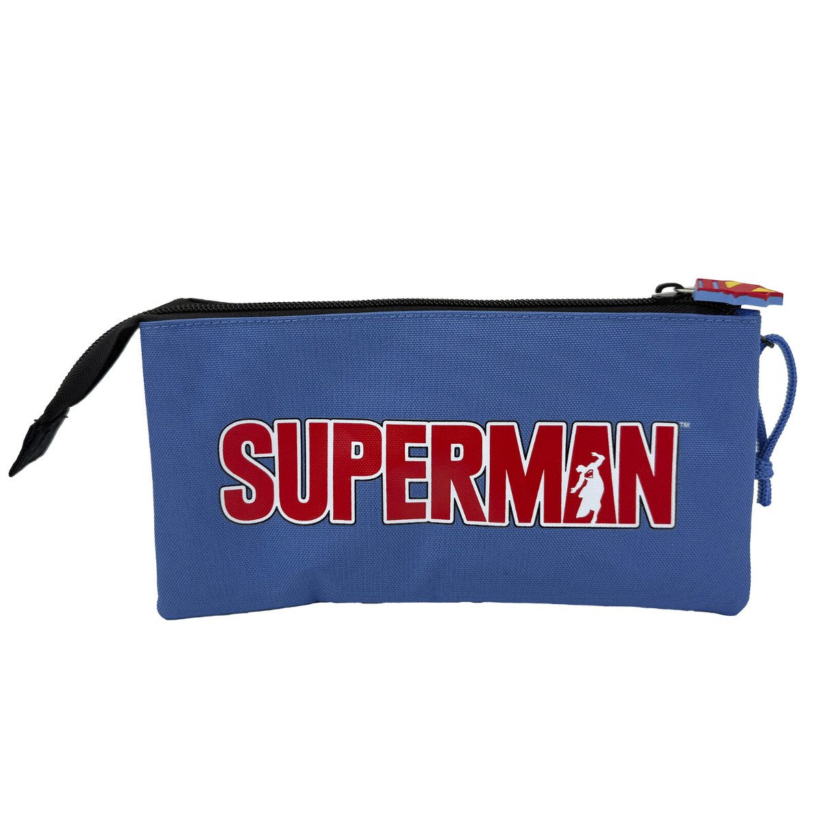 Superman Federmäppchen Schuletui Schulmäppchen Organizer