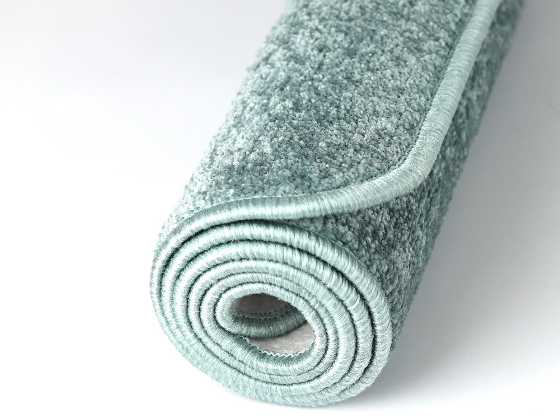 Primaflor-Ideen in Textil Läufer MANILA, Made in Netherlands, rechteckig, Höhe: 10 mm, Kurzflor, Uni Farben, ideal im Wohnzimmer & Schlafzimmer