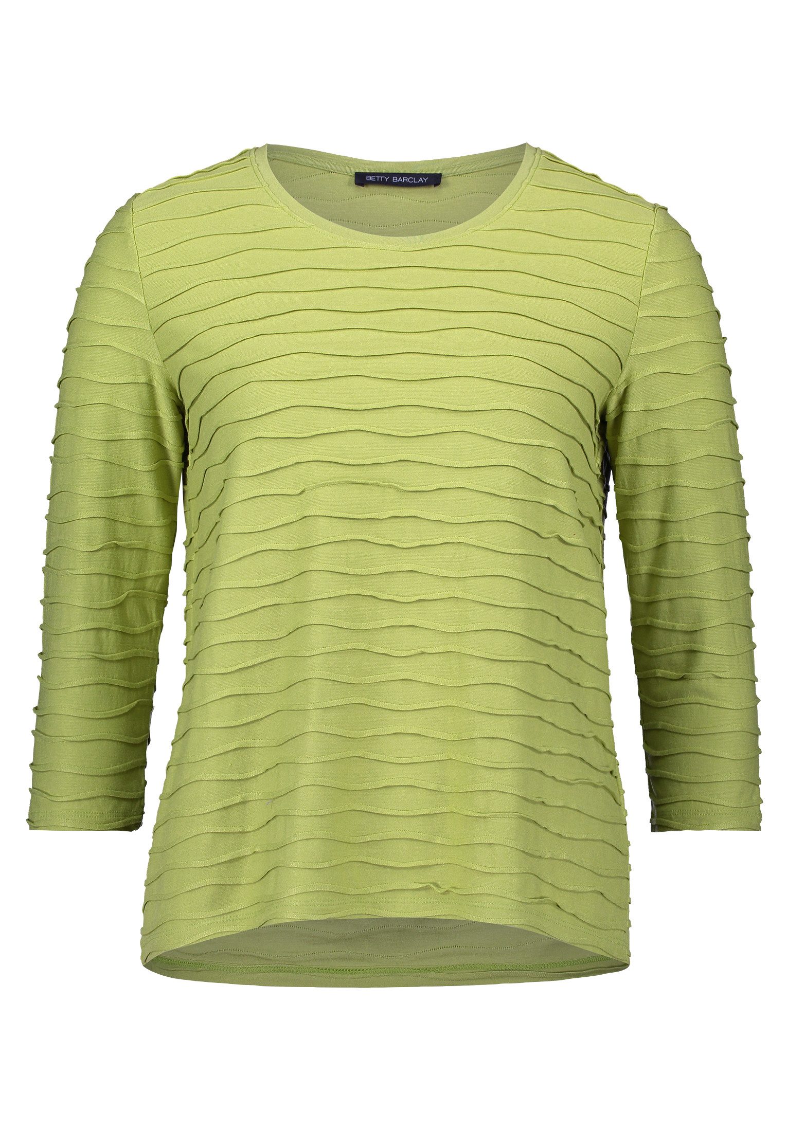 Betty Barclay 3/4-Arm-Shirt Damen Basic Shirt mit Wellenstruktur (1-tlg) günstig online kaufen