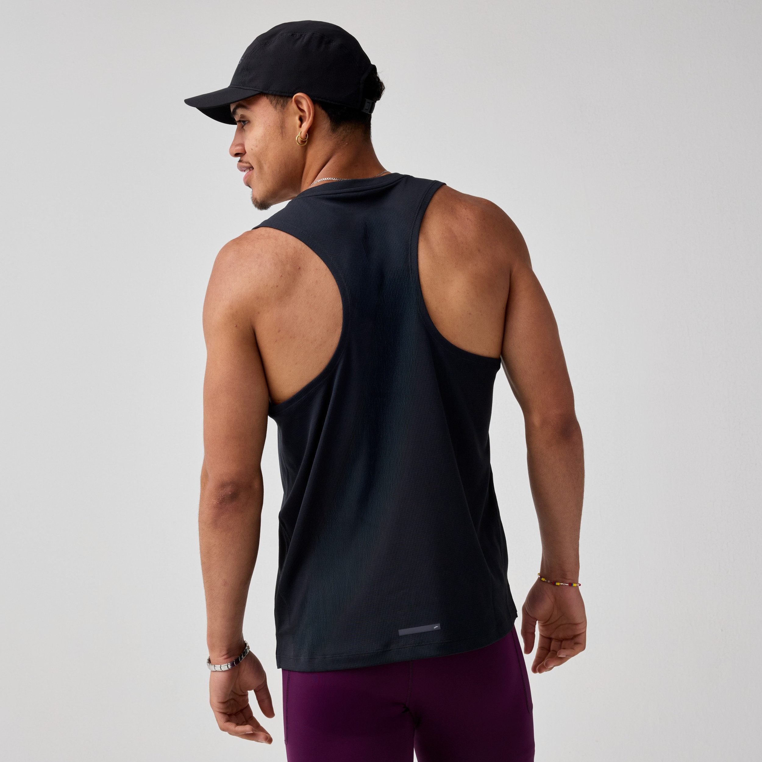 Brooks Laufshirt Dash Herren Singlet schwarz