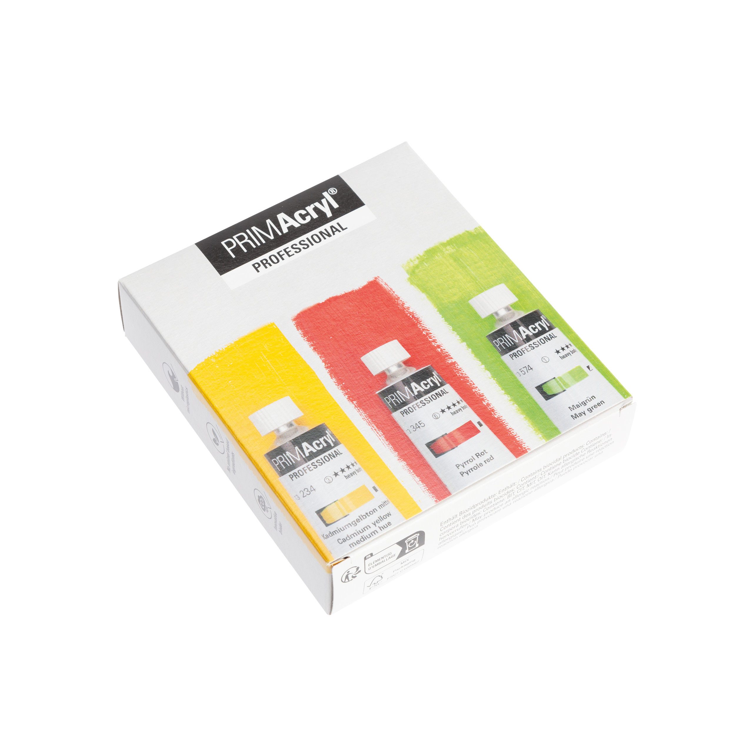 Schmincke Acrylfarbe Primacryl Set - 3 neue Farbtöne - 3 x 35ml Tuben - 73 733 097
