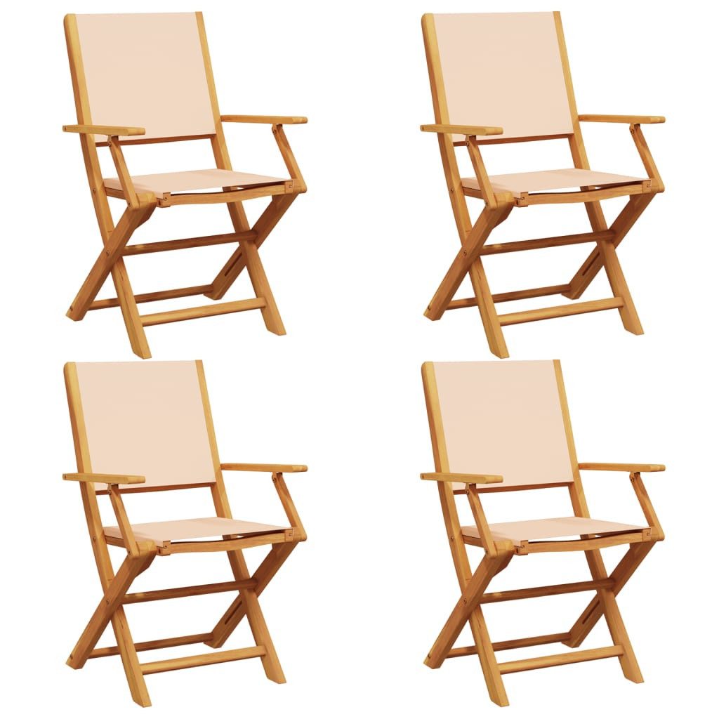 vidaXL Gartenstuhl Gartenstühle 4 Stk. Klappbar günstig online kaufen