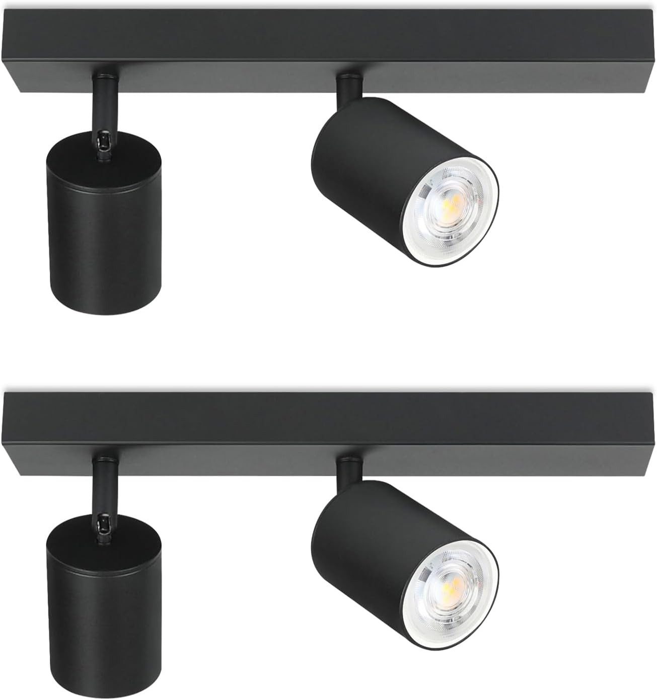 ZMH Deckenstrahler 2 Flammig Deckenleuchte 30CM günstig online kaufen