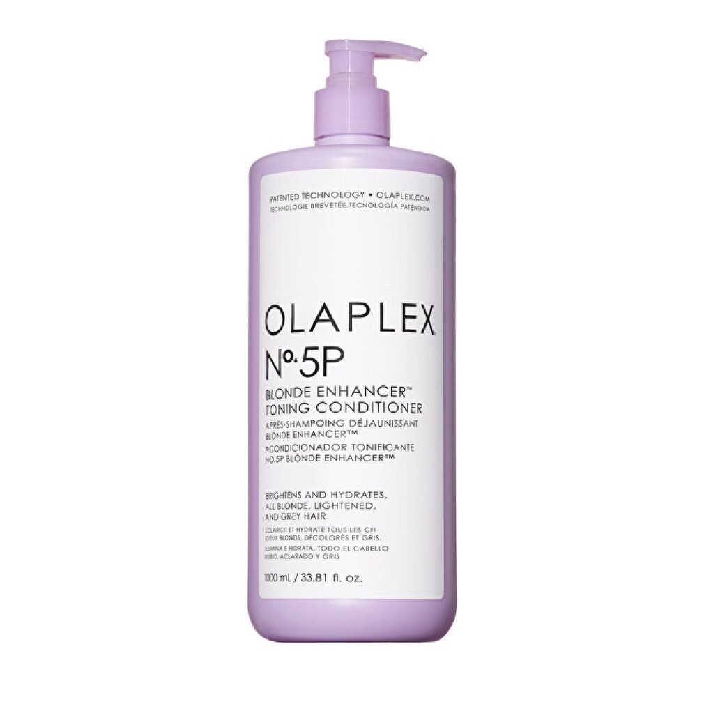 Olaplex Haarshampoo Nº5P BLONDE ENHANCER tonisierende Pflegespülung 1000 ml