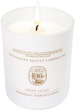 Rebul Kozmetik Duftkerze Tropic Valley - 210 g Kerze in Geschenkbox - Premium Raumduft (Glaskerze, 1-tlg), Bis zu 35 Stunden Brenndauer - Luxus Stimmungskerze