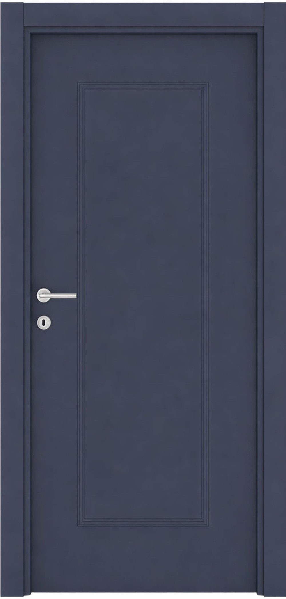 JVmoebel Zimmertür Dunkelblaue Holztür für den Innenbereich - Minimalistische Tür, Made in Europa