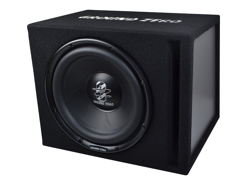 Ground Zero GZIB 30BR 30cm Bassreflex Gehäusesubwoofer Auto-Subwoofer (350 W, max.: W 30 cm)
