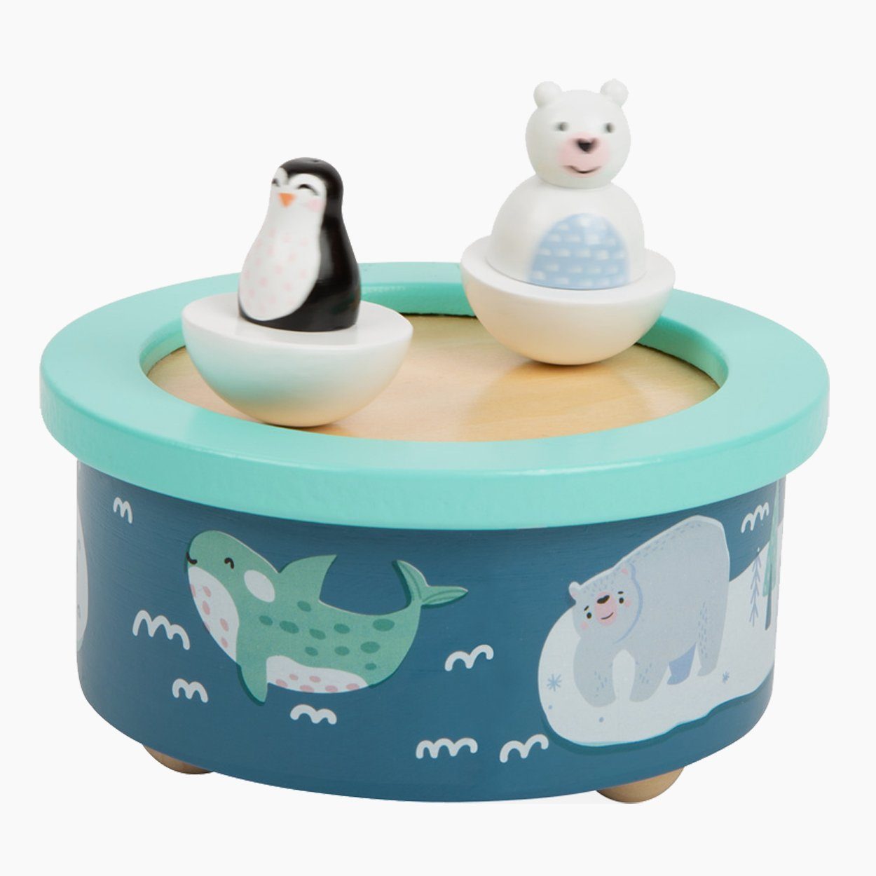 Small Foot Spieluhr Spieluhr Arktis, (Packung, 3-tlg), nicht nur ein Traumbegleiter