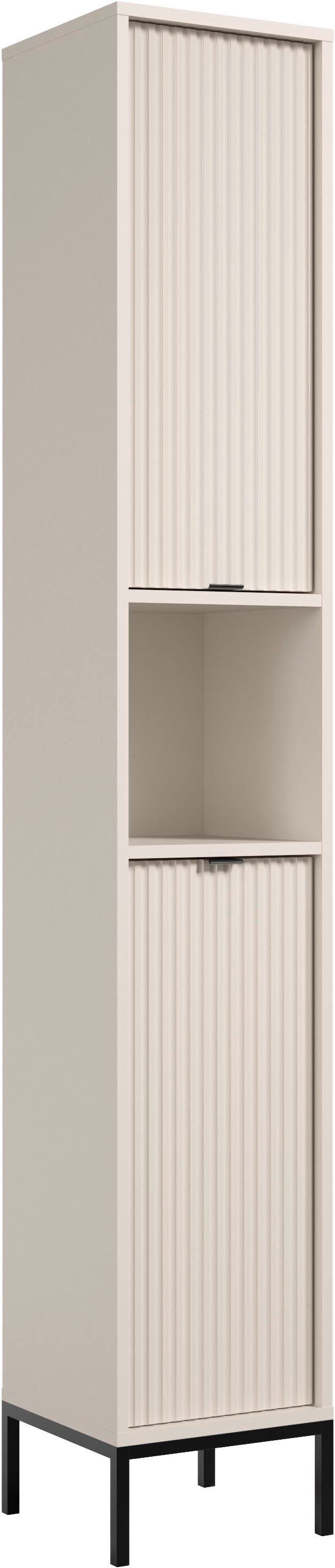 BASIC by Balculina Hochschrank Lucera Hochschrank, Badezimmerschrank BxHxT 32x195x32 (1-St) Breite 32 cm, Tür L/R montierbar